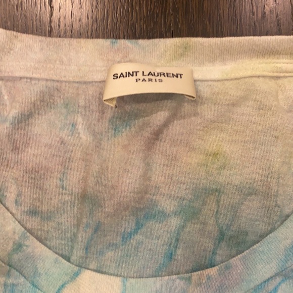 NWOT Saint Laurent Tie Dye T-shirt - Picture 3 of 4